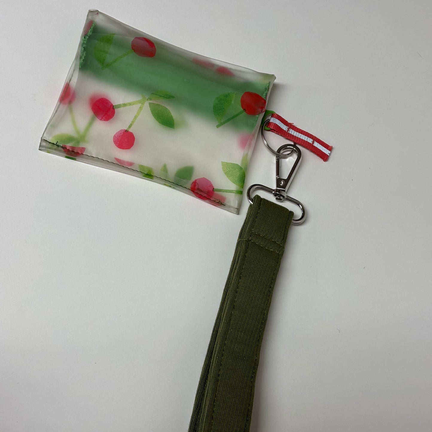 π Cherry Zip Wallet & Wristlet Set π