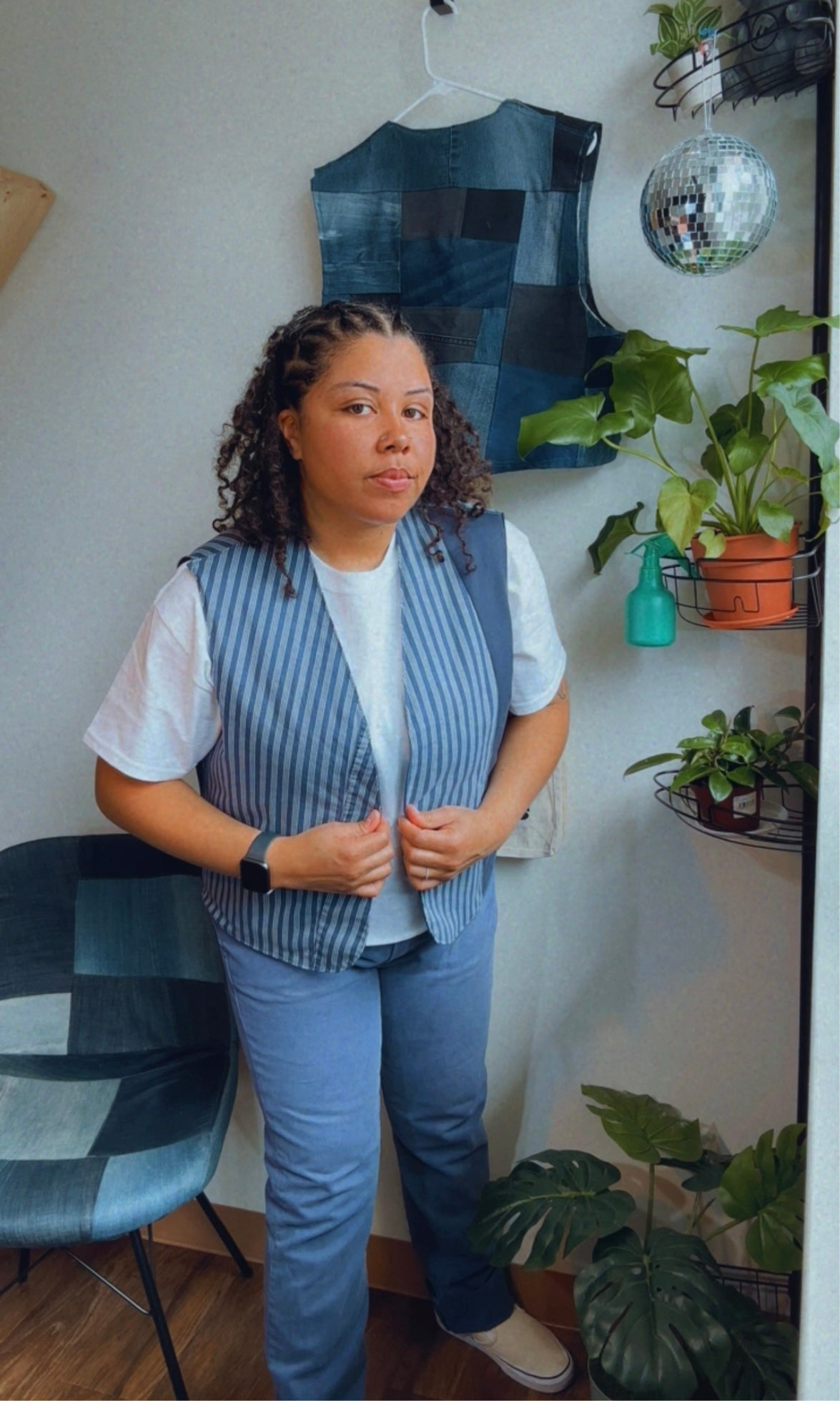 Reversible handmade vest