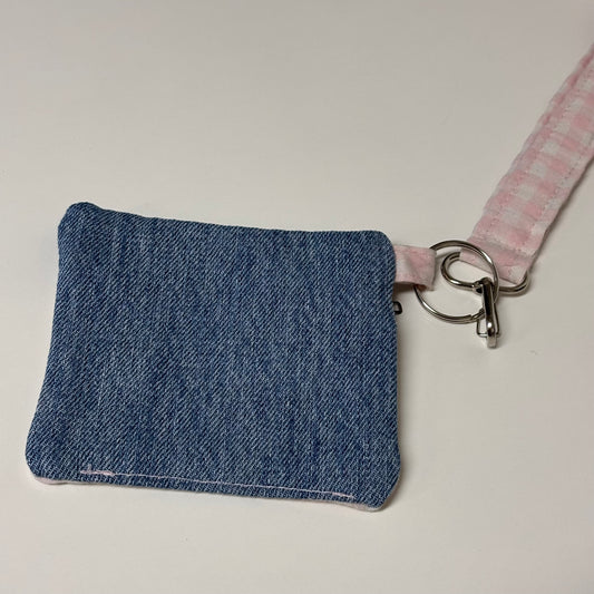 Levi’s Denim & Plaid Zip Wallet & Wristlet Set