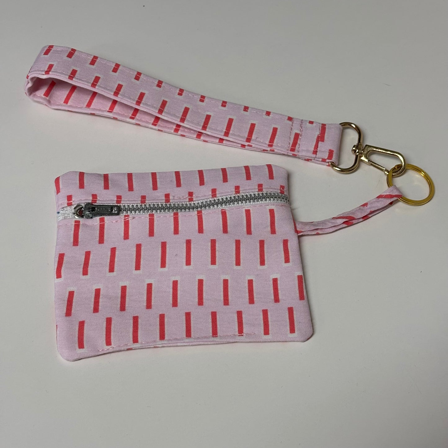 💕 Pink & Gold Zip Wallet & Wristlet Set 💕