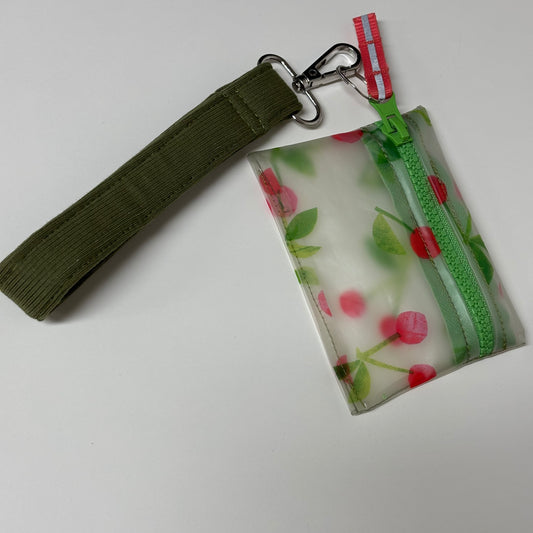 🍒 Cherry Zip Wallet & Wristlet Set 🍒