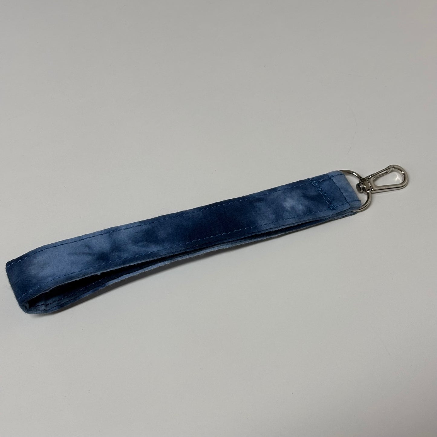 Blue Tie-Dye Wristlet